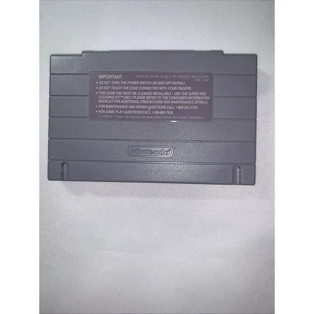 Vintage SNES Super Nintendo - POPULOUS - CIB Video Game Cartridge Only